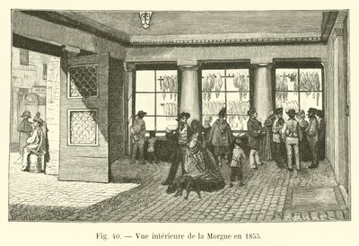A hullaház belső képe 1855-ben alkotó: French School