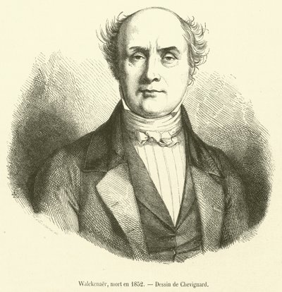 Walckenaer 1852-ben halt meg alkotó: French School