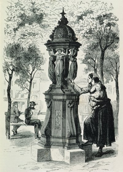 Wallace-kút, 1872 alkotó: French School