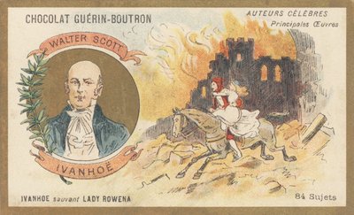 Walter Scott (1771-1832), skót költő, író és történész, az „Ivanhoe” regény szerzője (1819) alkotó: French School