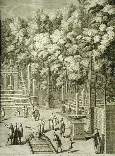 Vízi funkciók Versailles-ban alkotó: French School