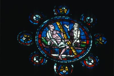 Nyugati rózsaablak alkotó: French School