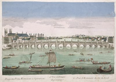 Westminster Bridge, London alkotó: French School