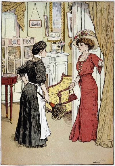 Miért mondta, hogy Madame ott van, nem láttam sehol. Madame kiment, de azt mondta nekem, hogy még mindig otthon van. 20. század alkotó: French School