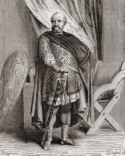 I. Vilmos, Franciaország történelméből, 1880 körül alkotó: French School