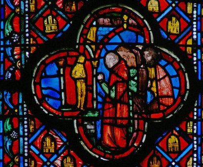 Window w10 the Idolaters Ez VI 13 alkotó: French School