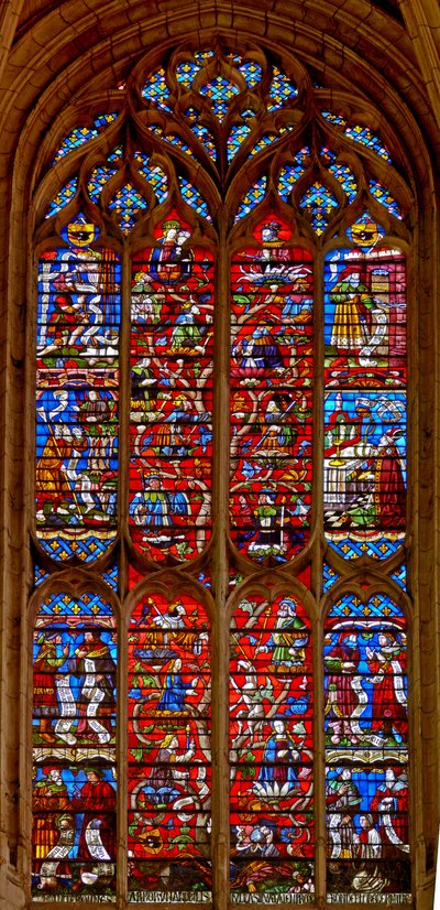 A Jesse fáját ábrázoló w116 ablak alkotó: French School