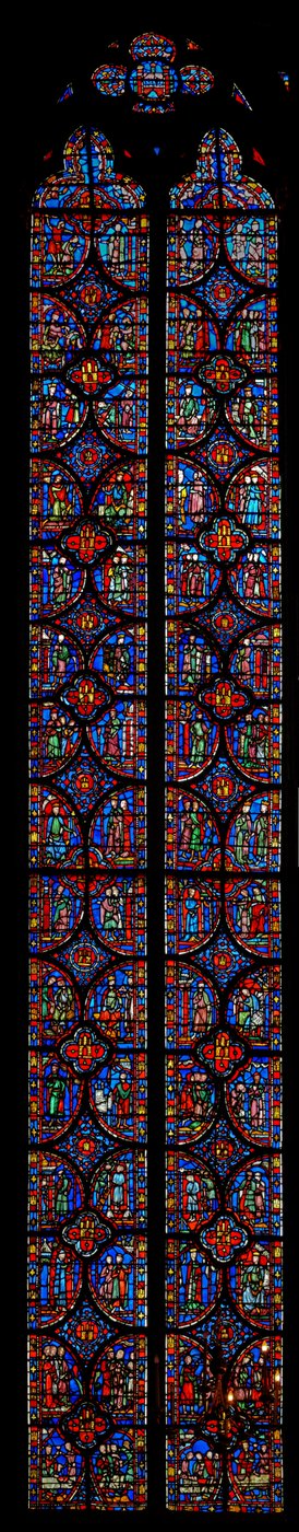 Window w13 Eszter könyve alkotó: French School