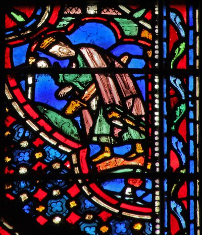 Window w14 Saul halála I. Sam XXXI 4-5 alkotó: French School