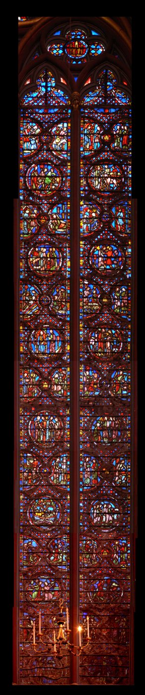 Window w1 the Book of Genesis: nagyon kevés tábla eredeti alkotó: French School