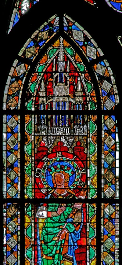 St Marine-t ábrázoló w204-es ablak alkotó: French School