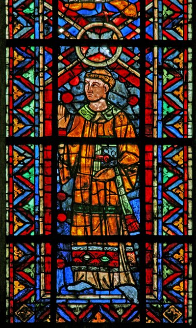 A w207-es ablak egy klerikust ábrázol alkotó: French School