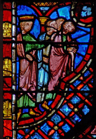 Window w2 a szomjúság pestise Ex VII 21 alkotó: French School