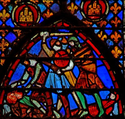 Window w3 Csatajelenet alkotó: French School