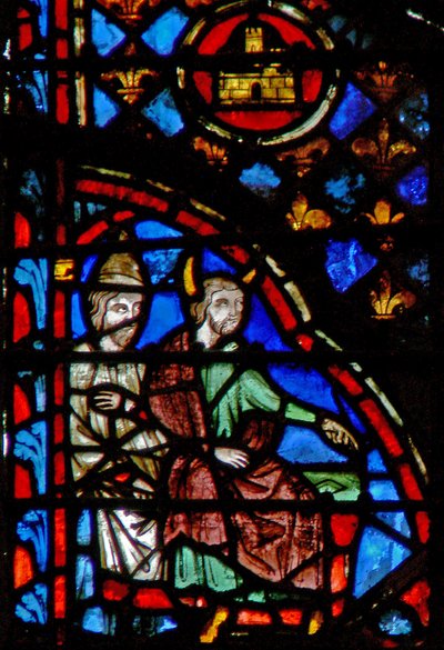 Window w3 Mózes és Áron elítélik a szombat XV 35-36. sz. alkotó: French School
