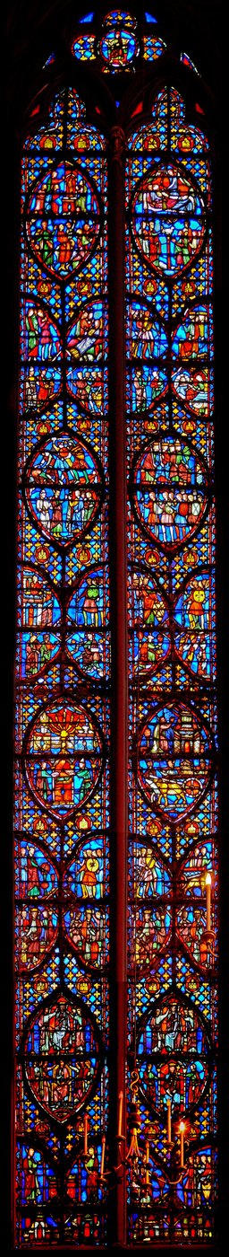 Window w3 a Számok könyve alkotó: French School