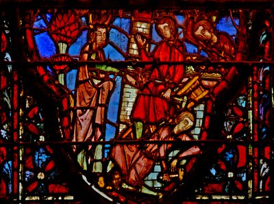 Window w4 the Building towns Deut IV 41-42 alkotó: French School