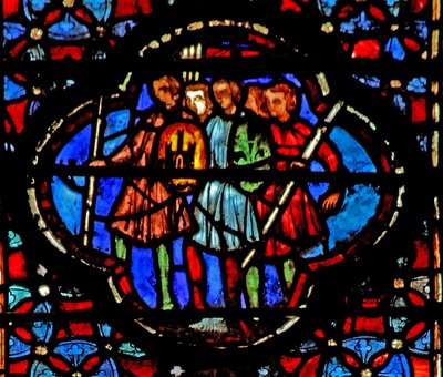 Window w4 Izrael fiai menetelnek alkotó: French School