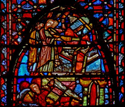 Window w4, Jerikó bukása Josh VI 20 alkotó: French School
