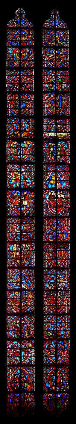Window w5 a Bírák könyve alkotó: French School