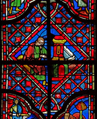 Ablak w6L Ésaiás látomása Jeruzsálemről. 126 alkotó: French School