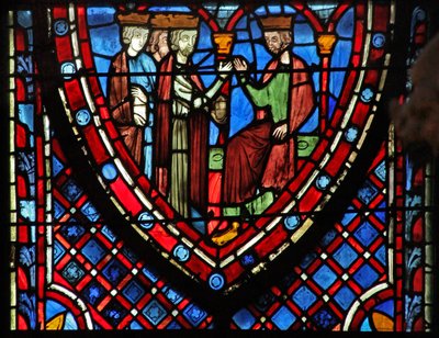 Window w7 the Magi – Heródesszel alkotó: French School