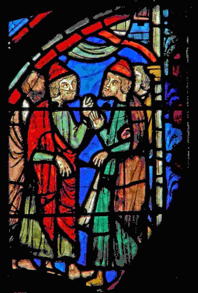 Window w8 Az orvosok konzultálnak alkotó: French School