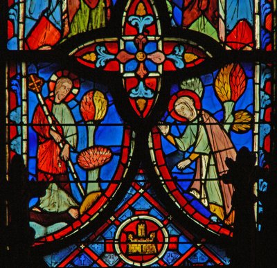 Window w8 the Resurrection – Megjelenés Magdalénának alkotó: French School
