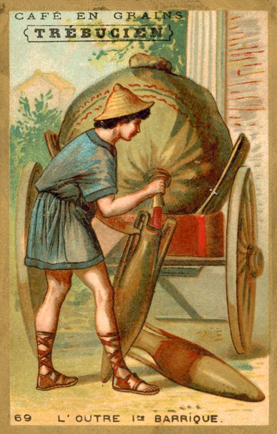 Borbőr – az első hordó (chromolitho) alkotó: French School