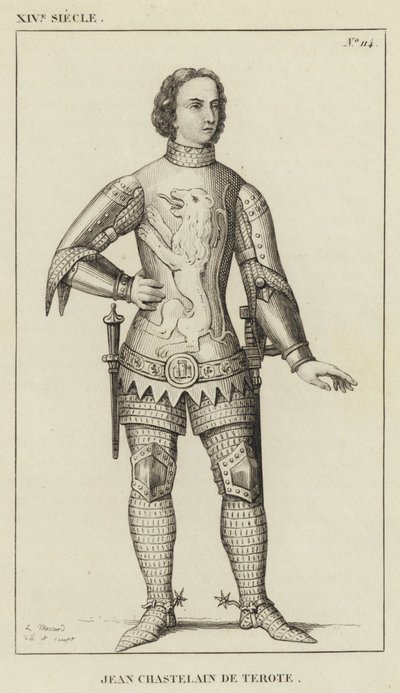 XIV. század, Jean Chastelain de Terote (metszet) alkotó: French School