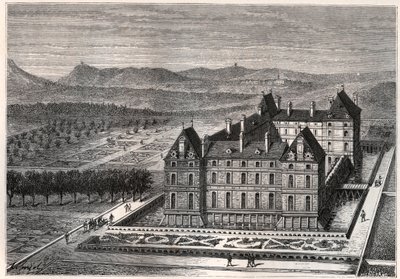 kilátás a Rosny-kastélyra alkotó: French School