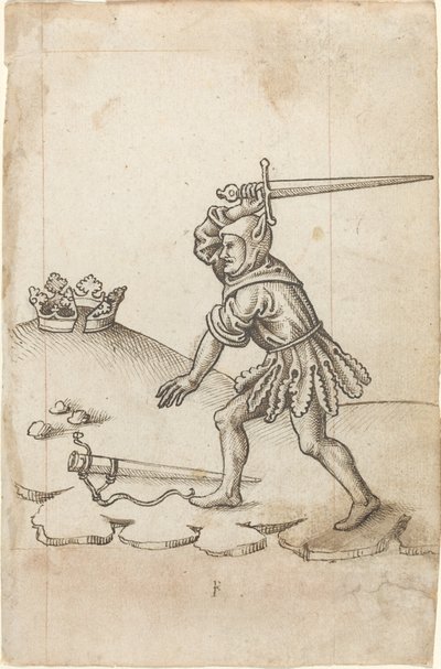 „Ne törd el a koronát” [fol. 43 recto] alkotó: French early 16th Century
