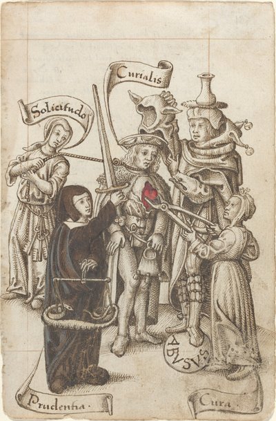 „Ne edd ki a szíved” [fol. 22 recto] alkotó: French early 16th Century