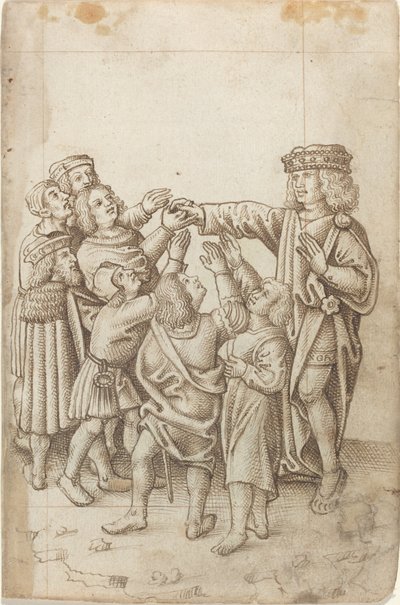 "Ne nyújtsd a jobb kezed mindenkinek és sokfélének" [fol. 13 recto] alkotó: French early 16th Century