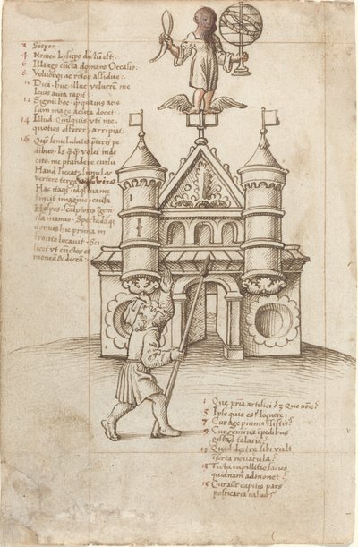 A Lehetőség szobra és a járókelő [fol. 8 recto] alkotó: French early 16th Century