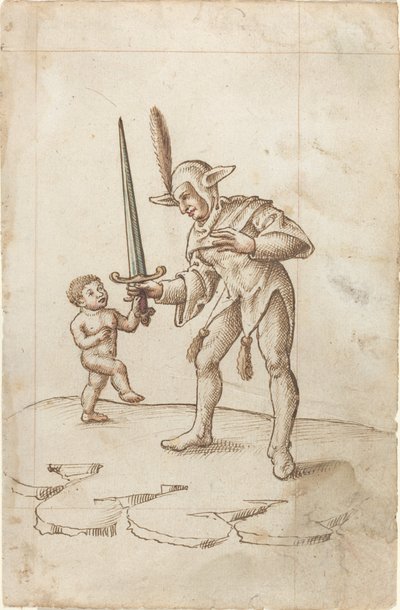 „Fordítsd félre az éles kardot” [fol. 44 recto] alkotó: French early 16th Century
