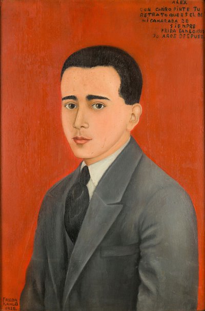 Alejandro Gómez Arias portréja alkotó: Frida Kahlo