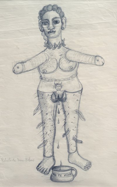 Irene Bohus portréja alkotó: Frida Kahlo