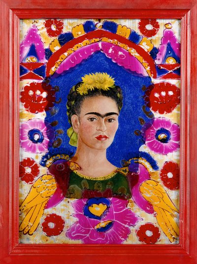 A keret (Önarckép) alkotó: Frida Kahlo