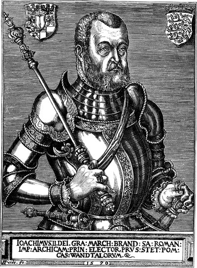 Joachim II Hector 1505-1571, brandenburgi választófejedelem, 1570 portréja alkotó: Friderich
