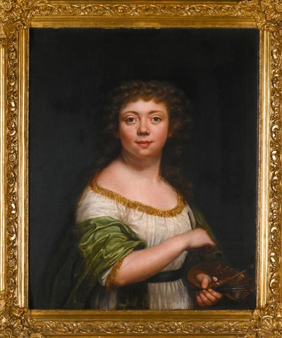 „Önarckép, huszonegy éves”, Lisiewska, Friederike Julie (1772-1856) alkotó: Friederike Julie Lisiewska