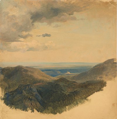 Kilátás a Duna völgyére alkotó: Friedrich August Mathias Gauermann