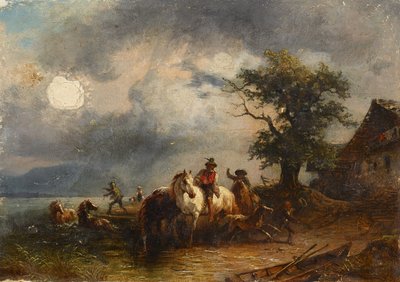 ló tó alkotó: Friedrich August Mathias Gauermann