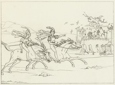 Illusztráció Goethes Fausthoz alkotó: Friedrich August Moritz Retzsch