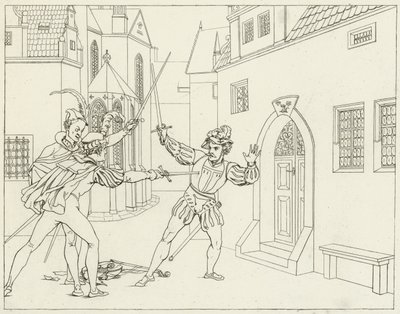 Illusztráció Goethes Fausthoz alkotó: Friedrich August Moritz Retzsch