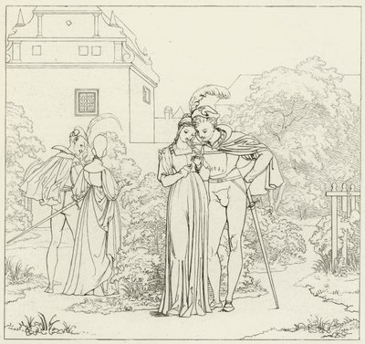 Illusztráció Goethes Fausthoz alkotó: Friedrich August Moritz Retzsch