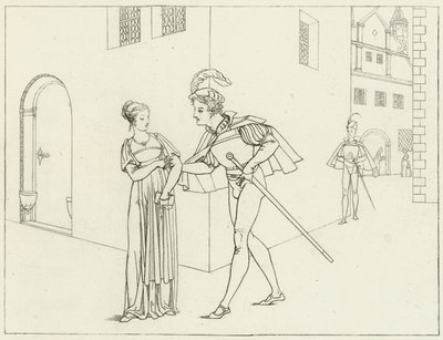 Illusztráció Goethes Fausthoz alkotó: Friedrich August Moritz Retzsch