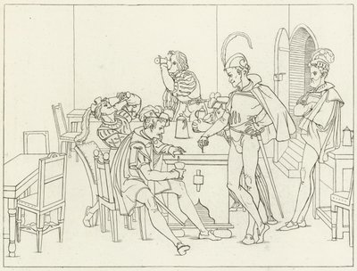 Illusztráció Goethes Fausthoz alkotó: Friedrich August Moritz Retzsch