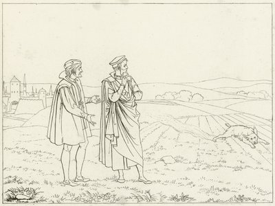 Illusztráció Goethes Fausthoz alkotó: Friedrich August Moritz Retzsch