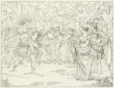 Illusztráció Goethes Fausthoz alkotó: Friedrich August Moritz Retzsch